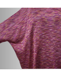 Pull en viscose oversize Liviana Conti à encolure large et à manches courtes