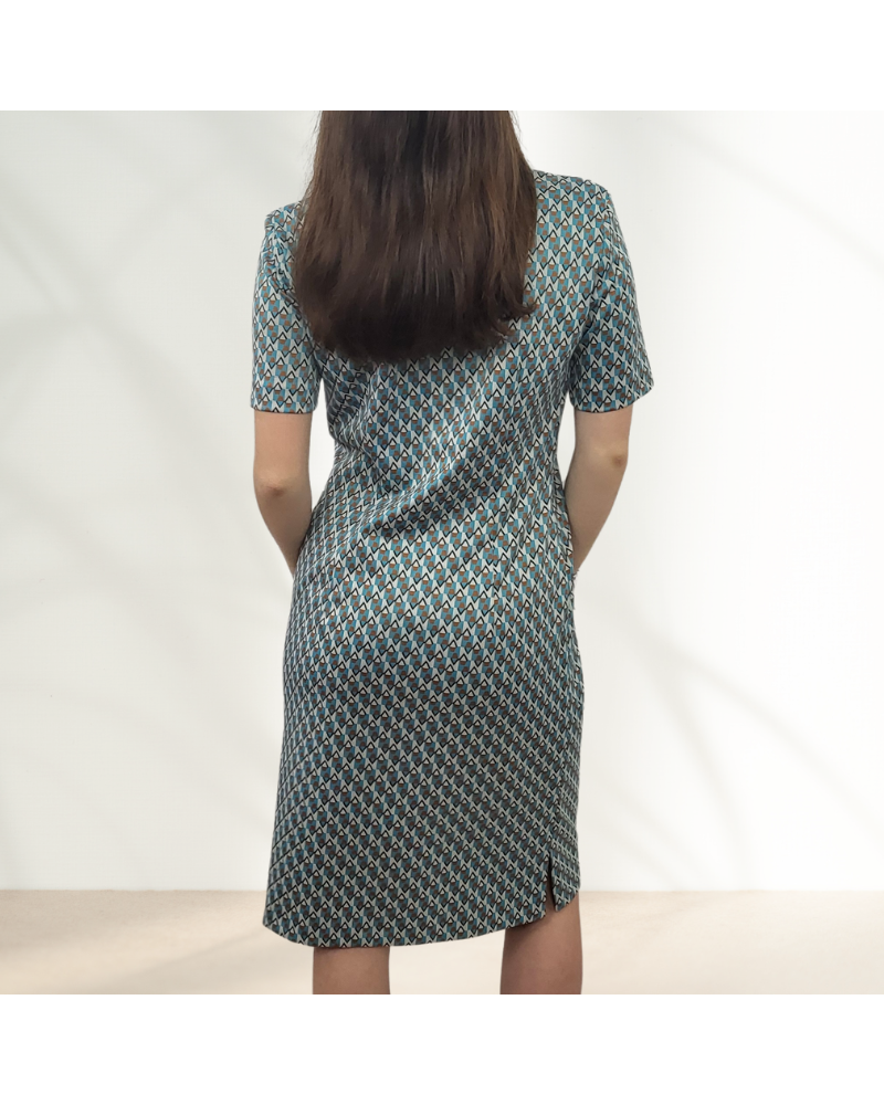 Robe à manches mi-longues Nathalie Chaize